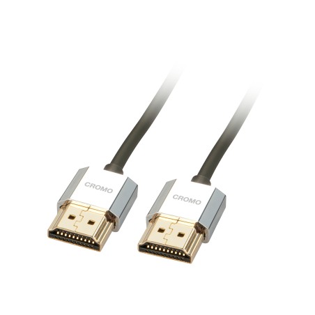 "Lindy Cromo Slim HDMI High Speed Cable - Ultra Thin, High Performance Connectivity [41671]"